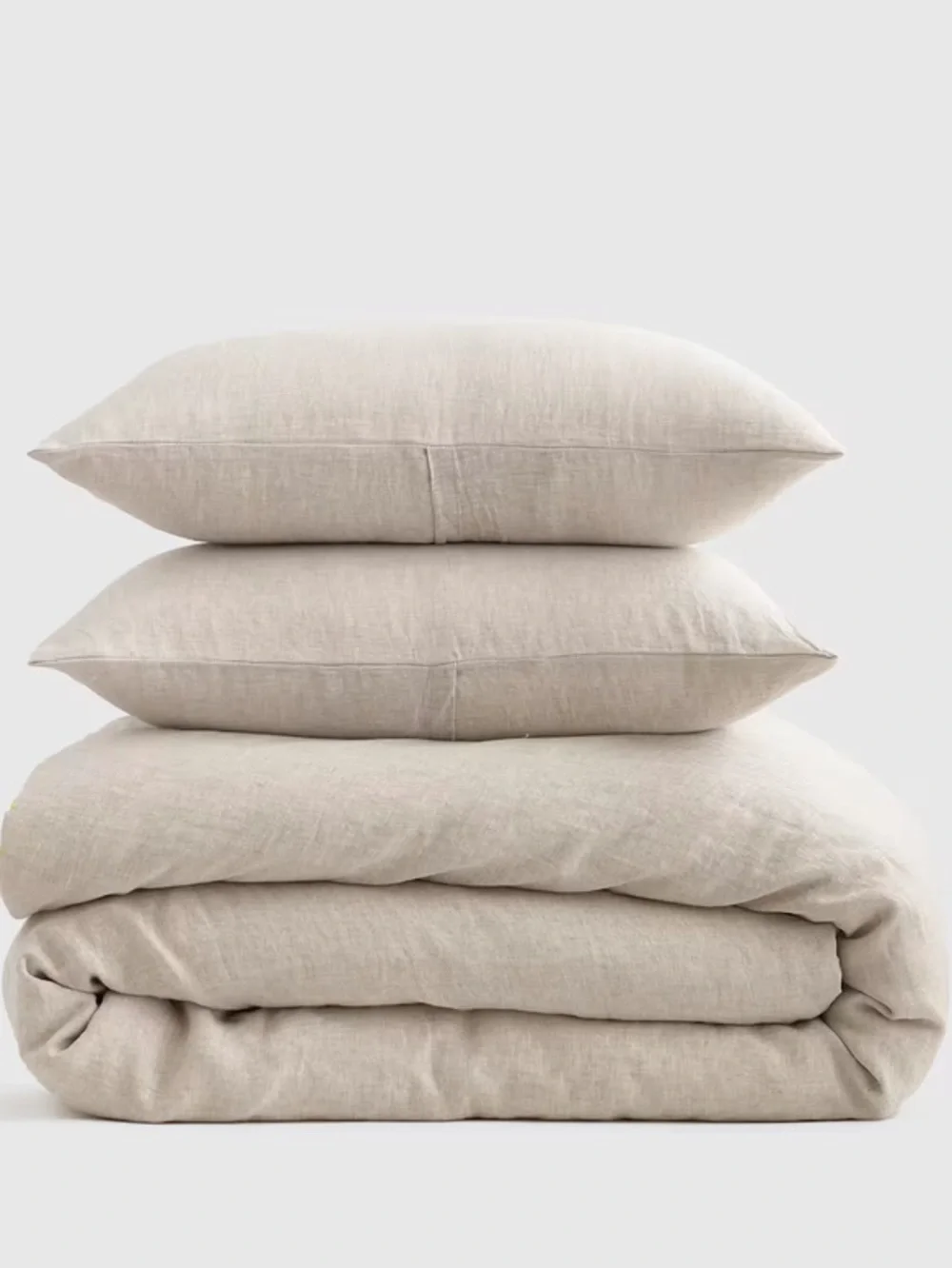 European Linen Chambray Duvet Cover Set Full/Queen